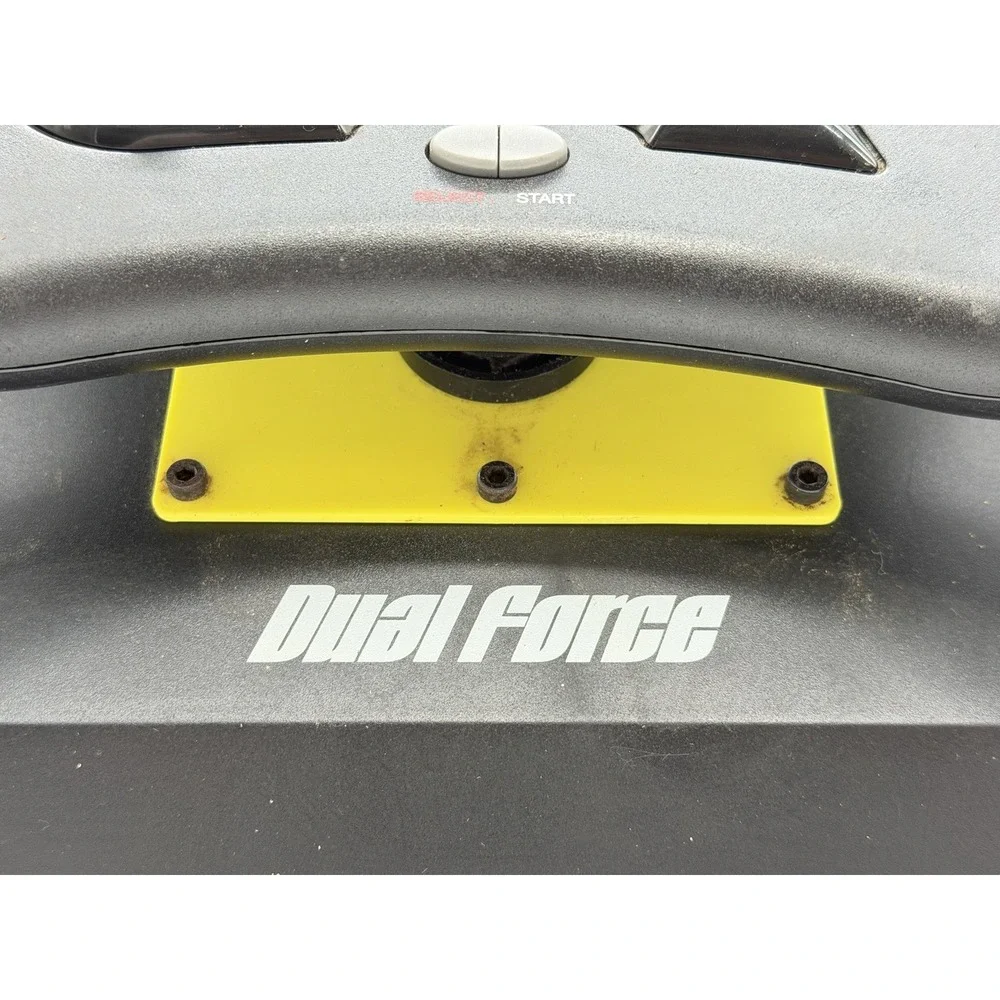 Mad Catz Dual Force Racing‎ Wheel & Pedals PS1 PS2 Steering Wheel Untested